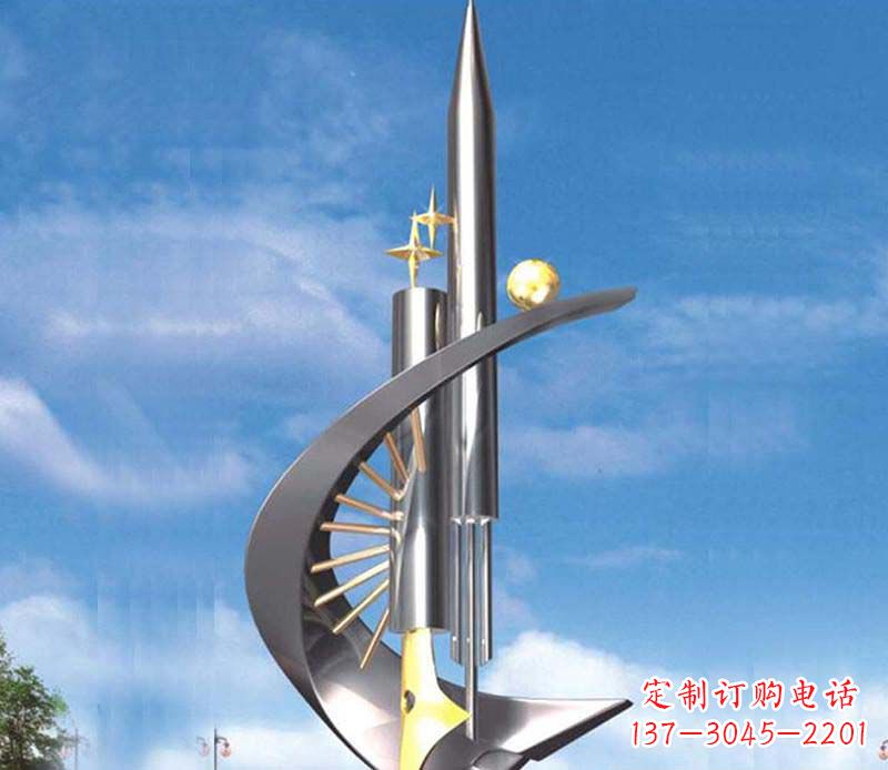 佛山不锈钢笔雕塑艺术与精美的完美结合