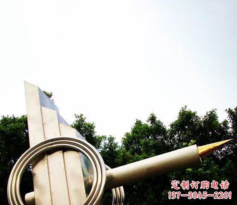 佛山不锈钢钢笔雕塑把简单的钢笔变成艺术品