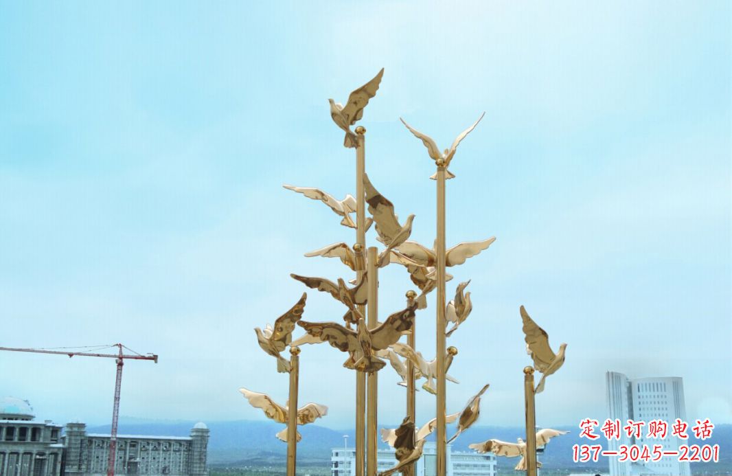 佛山鸽子雕塑,传承着美好的历史