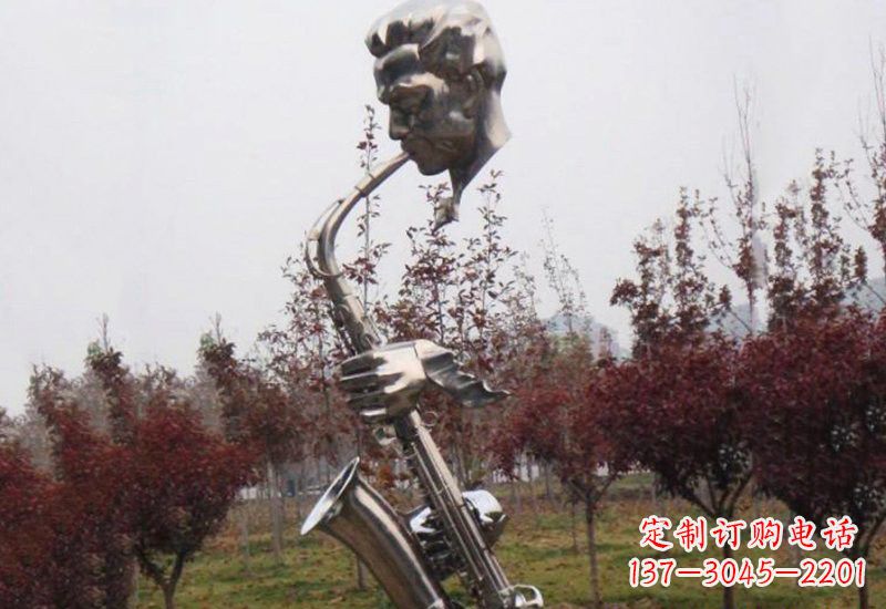佛山不锈钢萨克斯雕塑艺术与音乐的结合
