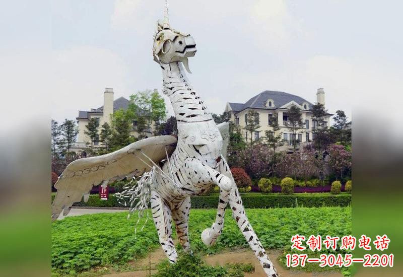 佛山不锈钢独角兽雕塑