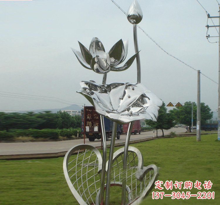 佛山不锈钢荷叶雕塑——精美优雅的艺术品