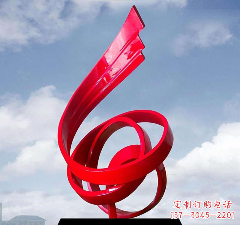 佛山不锈钢广场城市飘带雕塑