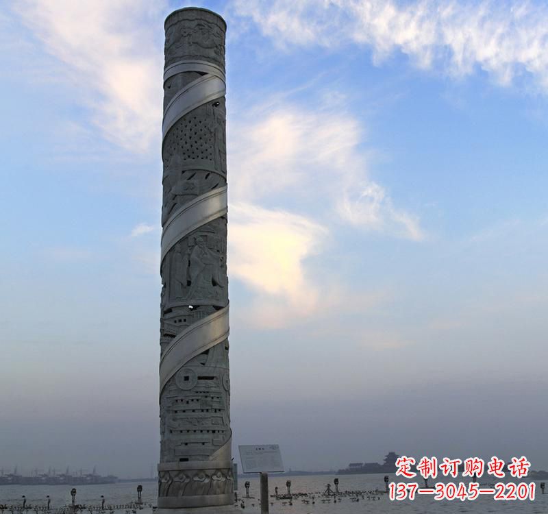 佛山龙柱雕塑——精美的景观装置