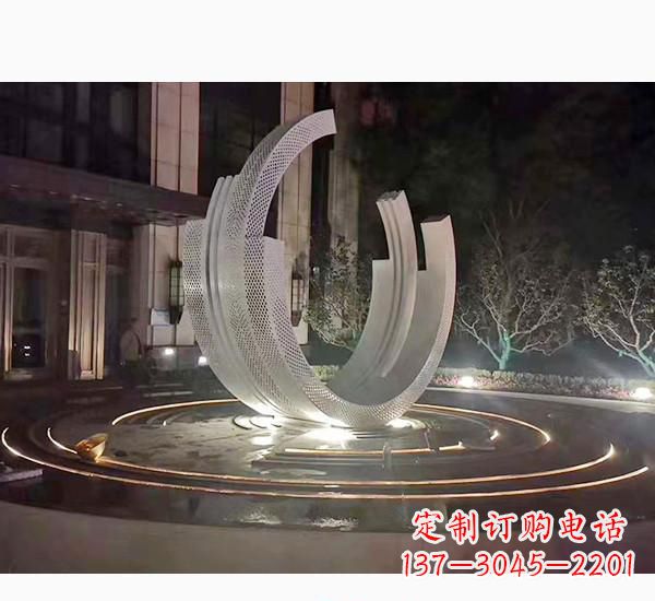 佛山不锈钢广场喷泉雕塑