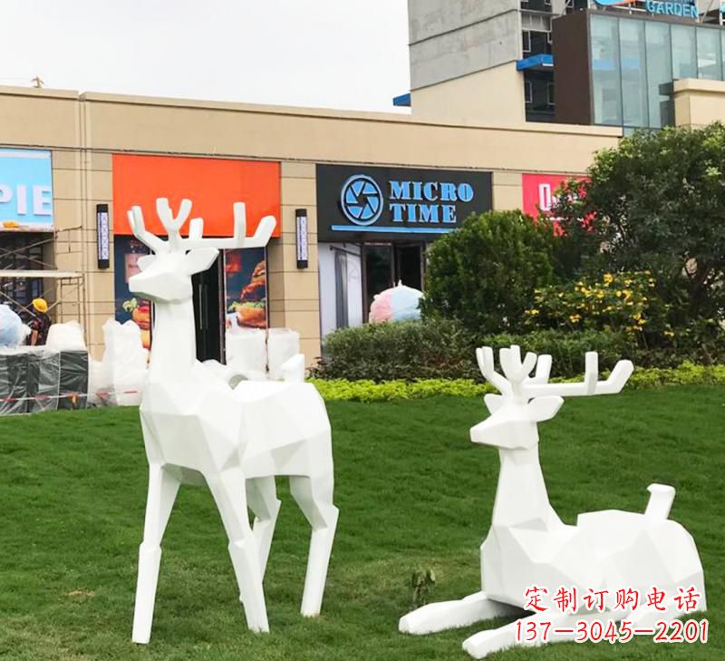 佛山不锈钢小鹿雕塑艺术之美