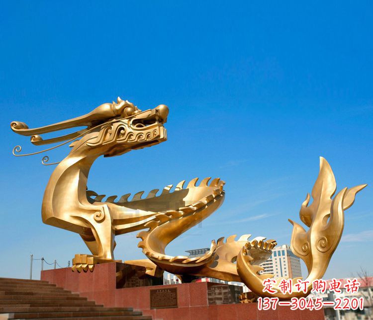 佛山不锈钢金龙——雕塑之美