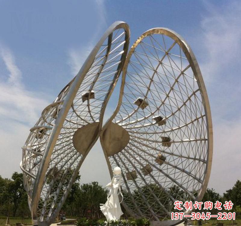 佛山不锈钢美陈贝壳雕塑精美的艺术品