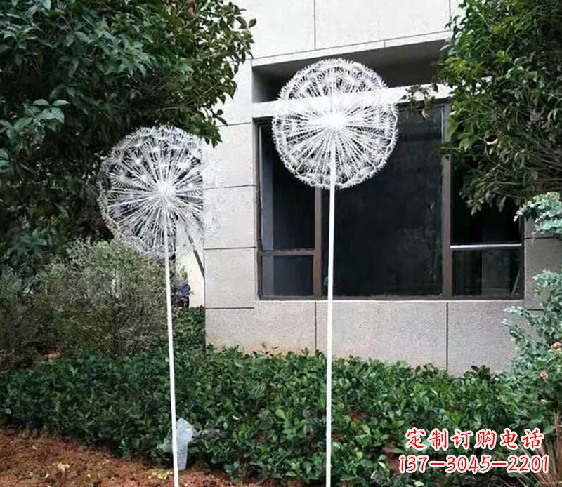 佛山不锈钢蒲公英雕塑绚丽多彩