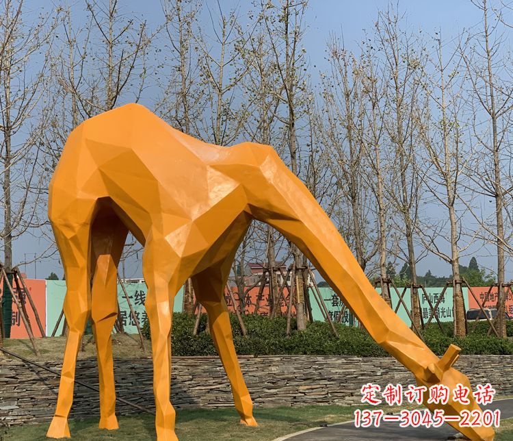 佛山不锈钢雕刻的精美动物雕塑
