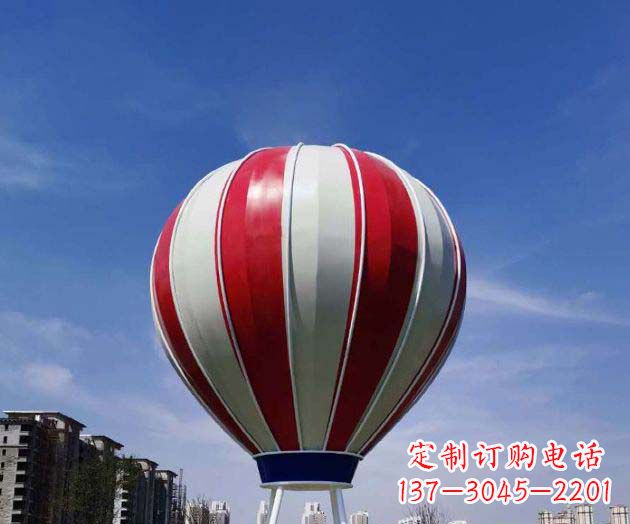 佛山不锈钢热气球雕塑给景观增添精彩