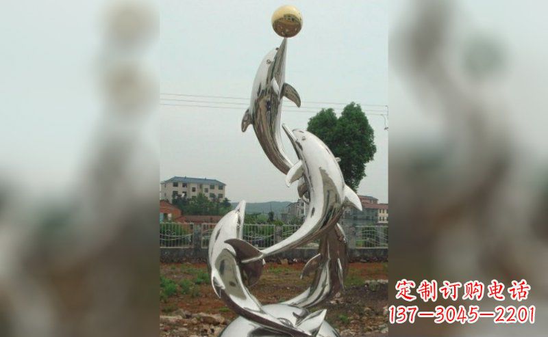佛山不锈钢海豚雕塑的美丽