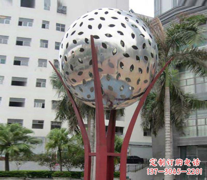 佛山镂空树叶雕塑——给校园景观增添灵动之美