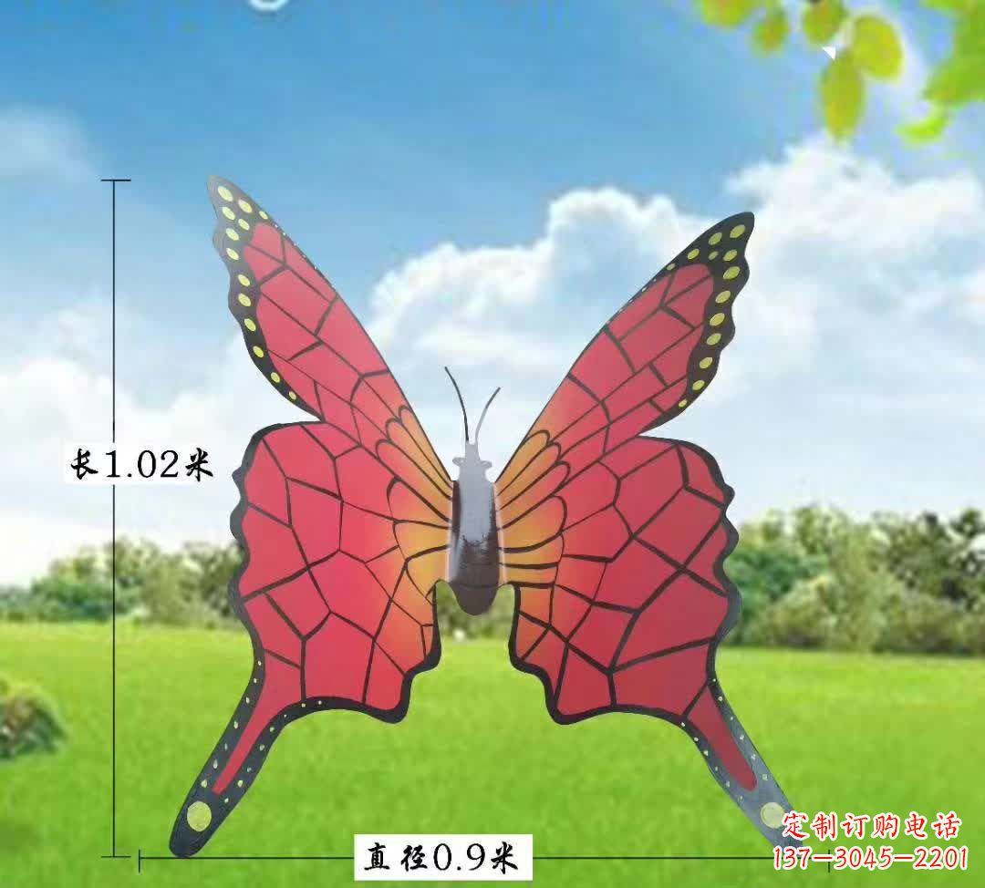 佛山不锈钢铁艺蝴蝶雕塑