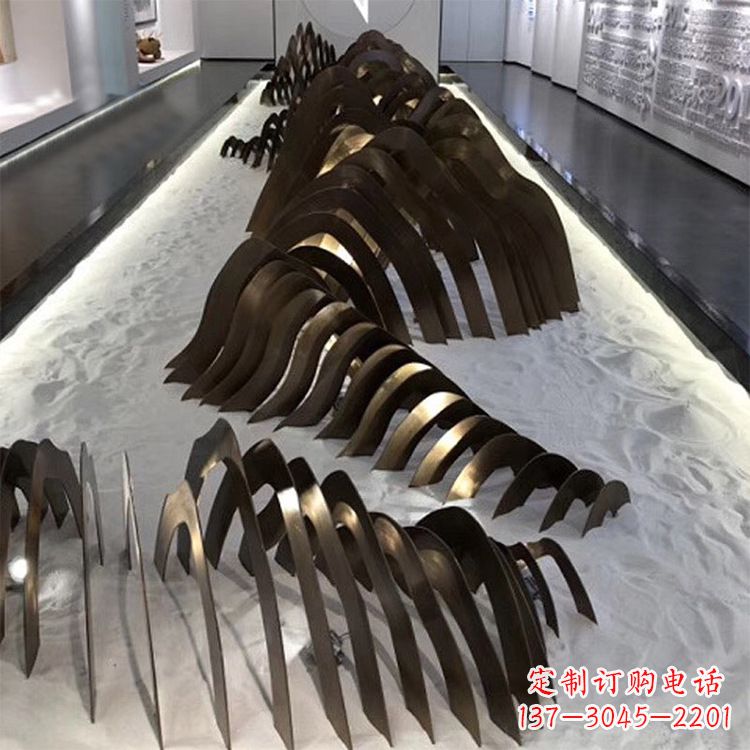 佛山不锈钢铁艺假山雕塑让自然风景回归