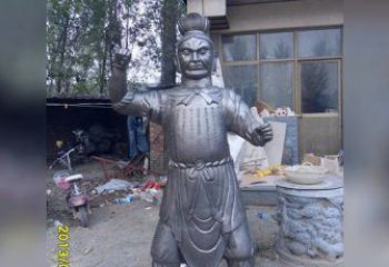 佛山不锈钢四大天王雕塑神圣守护者