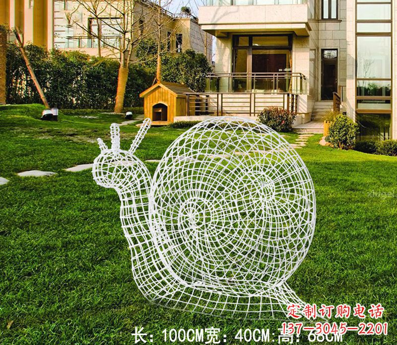 佛山不锈钢蜗牛雕塑进化的象征