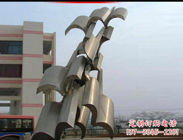佛山不锈钢书籍雕塑——记录着校园文化的精彩历史