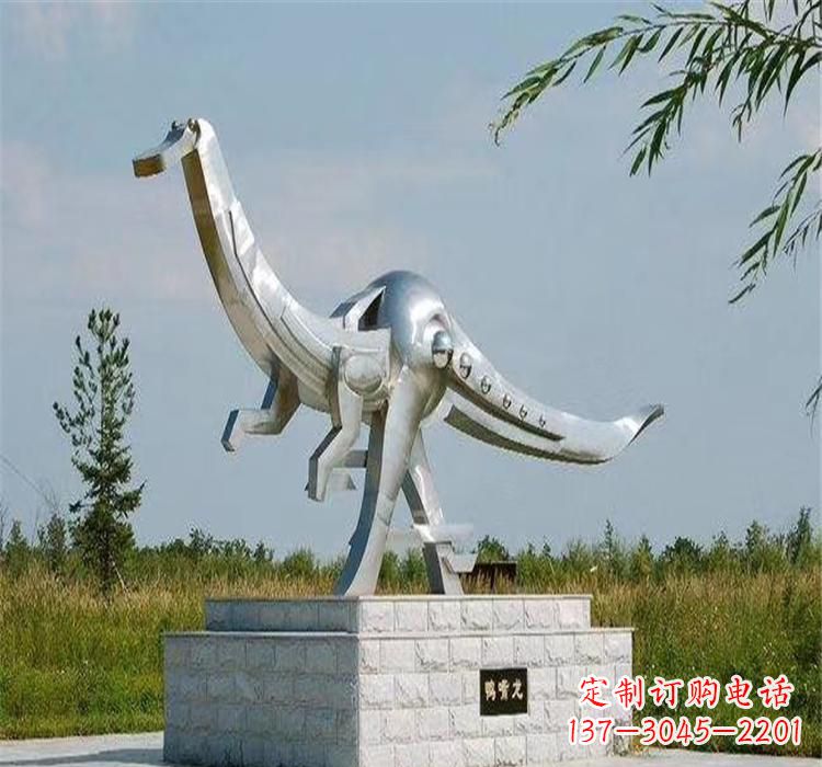 佛山不锈钢鸭嘴龙雕塑传承独特艺术魅力