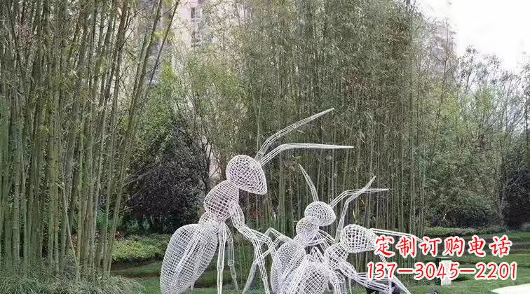 佛山不锈钢艺术蚂蚁雕塑