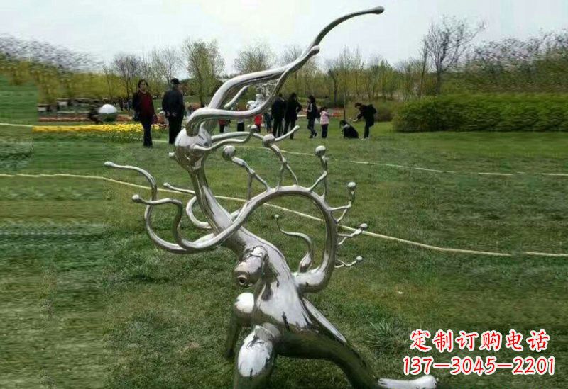 佛山不锈钢树枝雕塑精美的艺术装饰