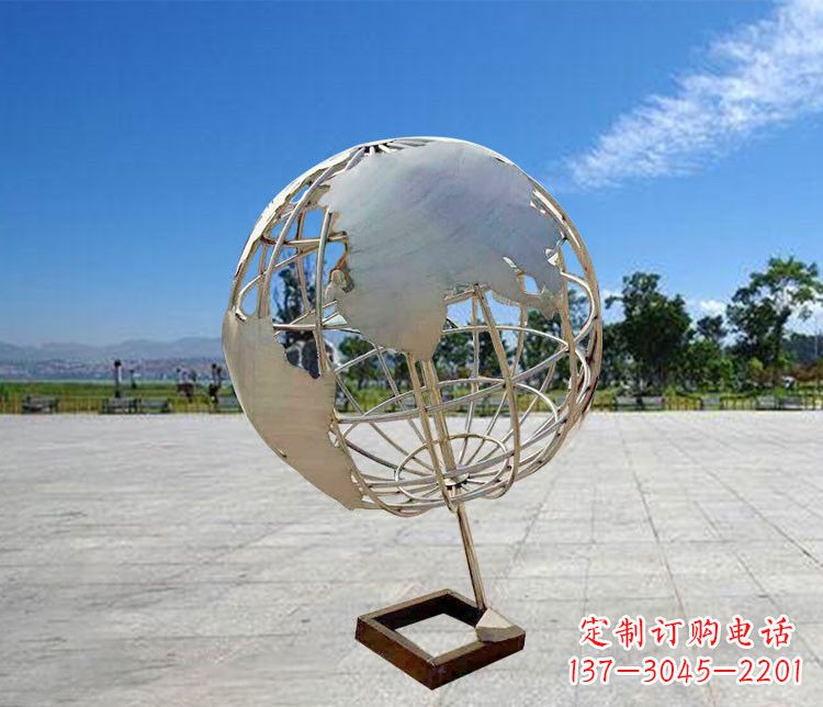 佛山神奇的不锈钢地球仪雕塑