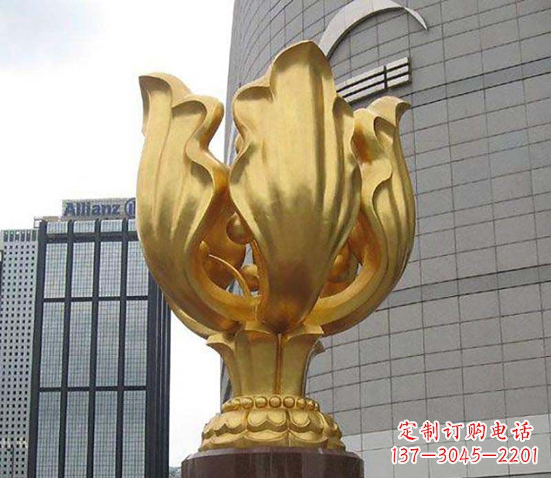 佛山紫荆花雕塑——精美艺术品
