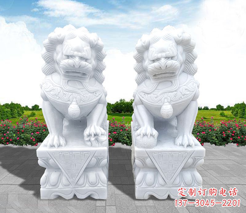 佛山狮子雕塑招财福运的象征