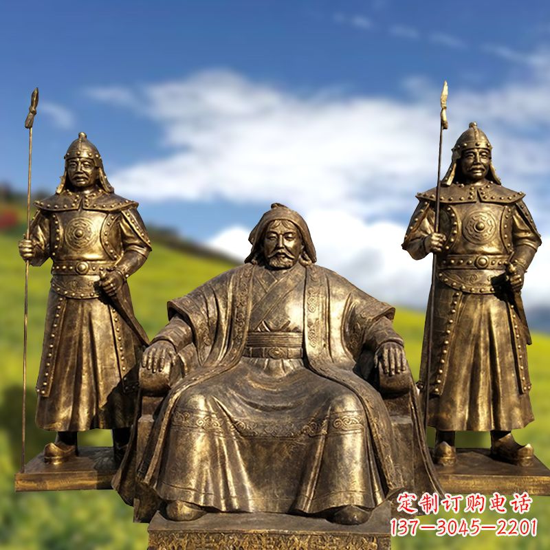 佛山成吉思汗一座永恒的纪念雕塑