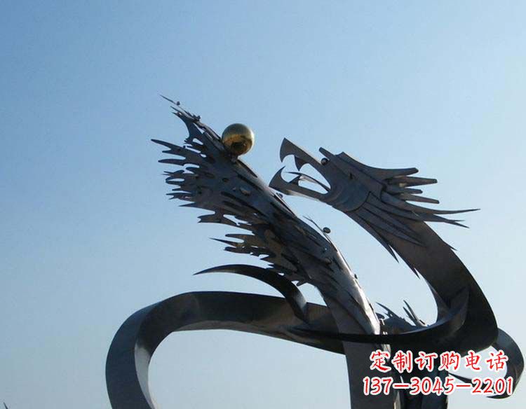 佛山不锈钢龙雕塑精细的手工艺品