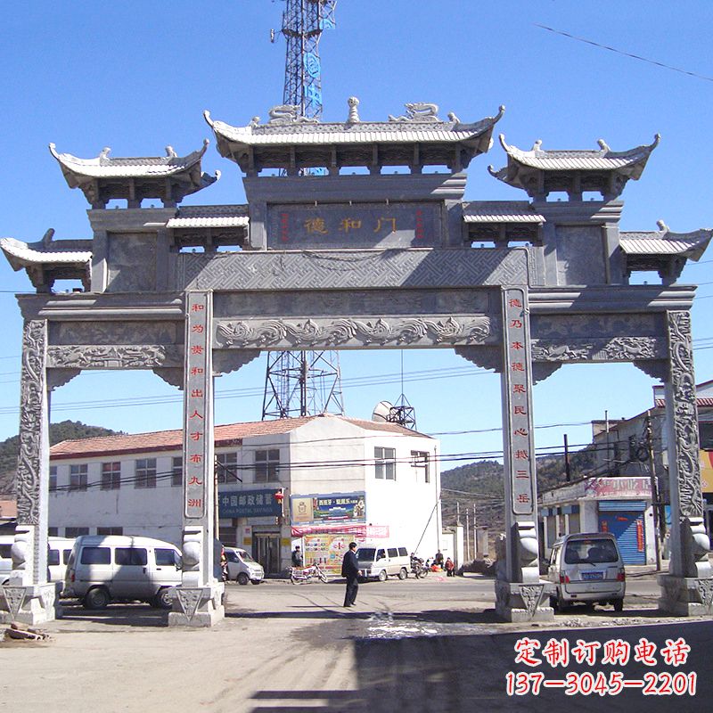 佛山中国古代的牌楼雕塑——传承着历史文化的精髓