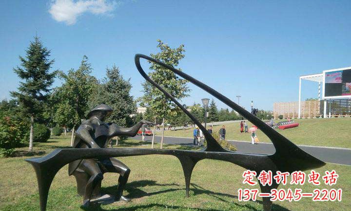 佛山雕刻旋律钢琴雕塑