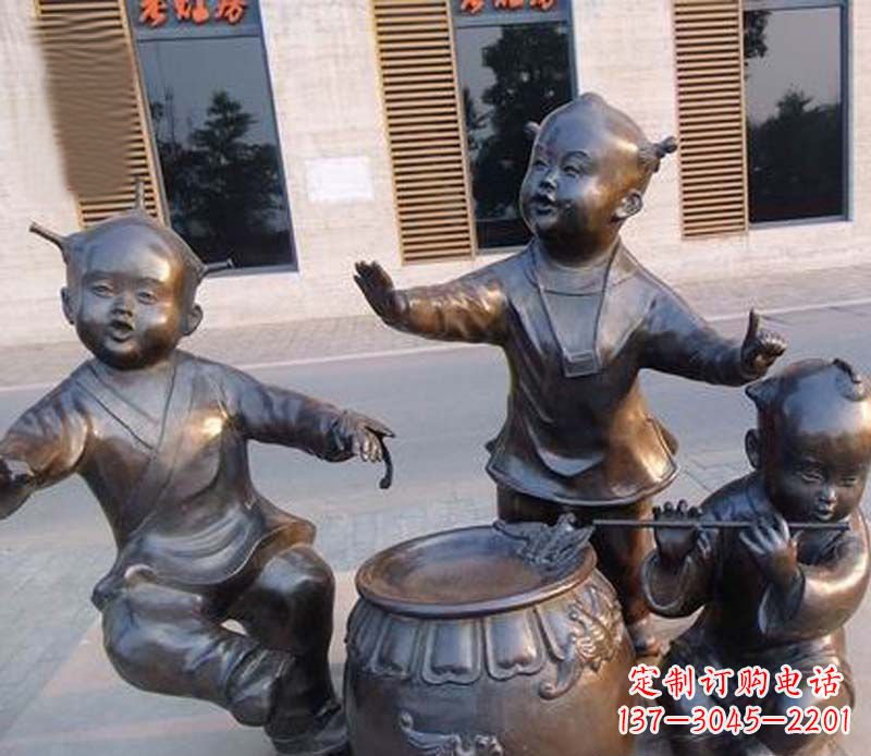 佛山儿童铜雕——传承精神家园的艺术瑰宝