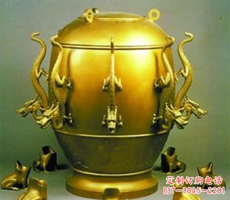 佛山纯铜古天文仪器地动仪雕塑