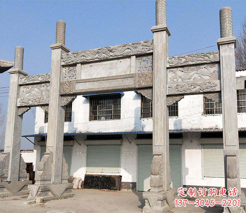 佛山石牌坊雕塑——传承中国传统文化