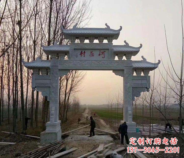 佛山牌坊雕塑——记忆中的美丽家乡