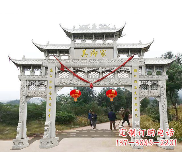 佛山牌坊雕塑珍贵的传统文化