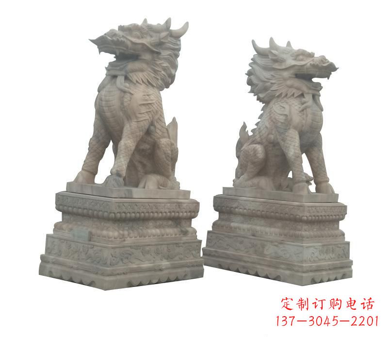 佛山大理石麒麟神秘之门的守护者