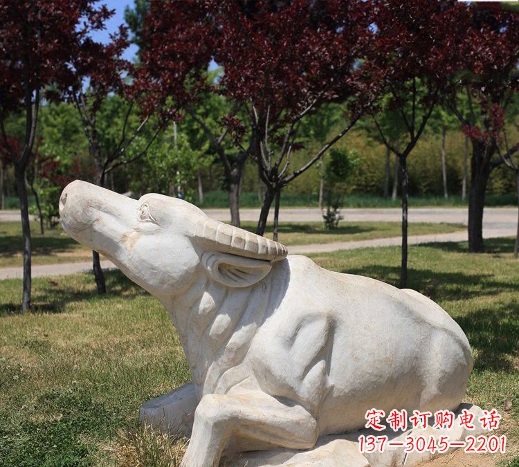 佛山大理石动物雕塑传承文化的艺术精品