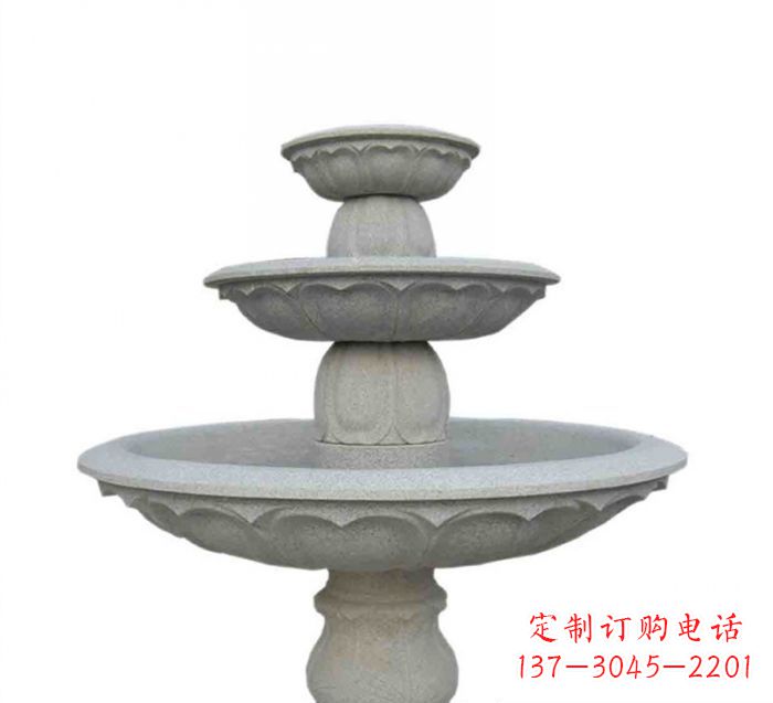佛山大理石多层喷泉石雕——精美而充满灵性的艺术杰作
