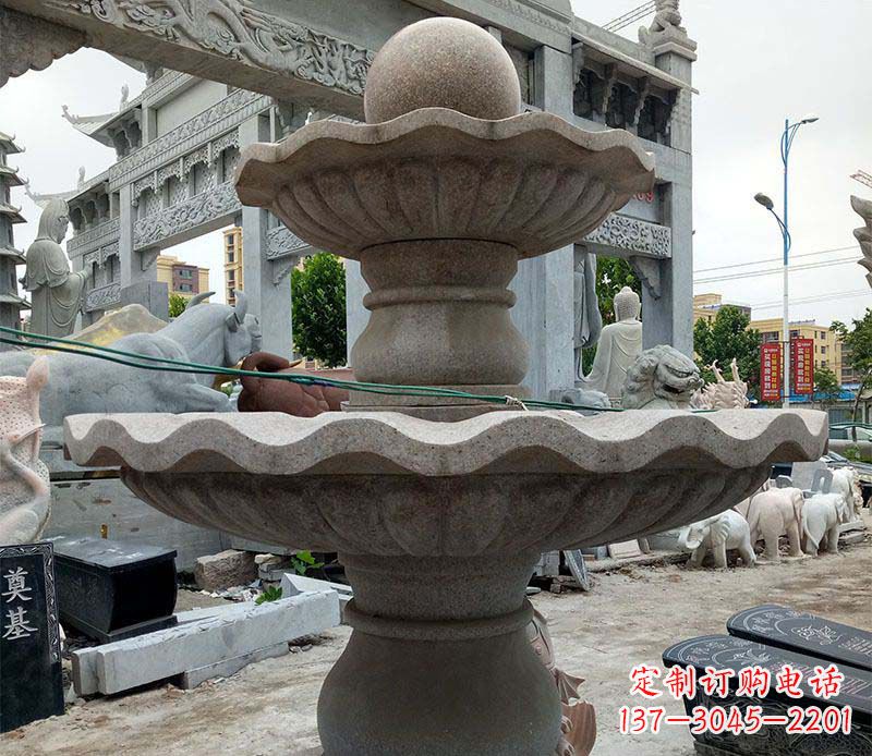 佛山大理石多层喷泉石雕