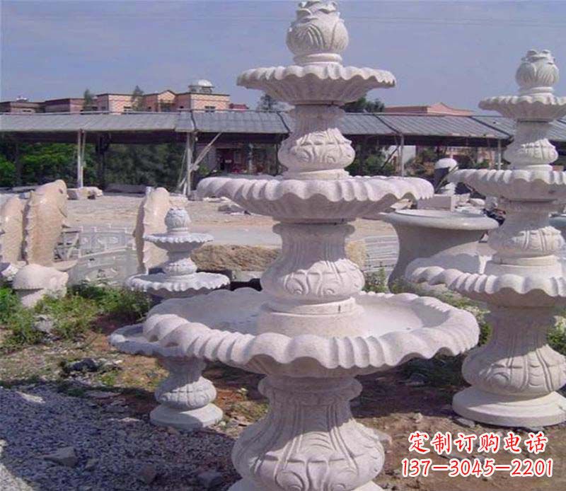 佛山石雕喷泉展现精美的艺术灵感