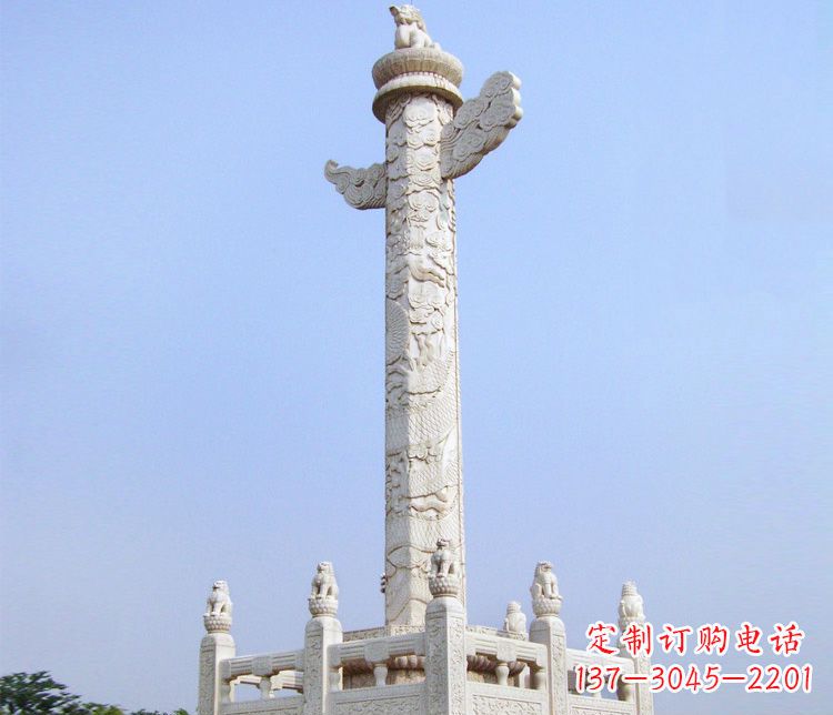 佛山大理石华表雕塑