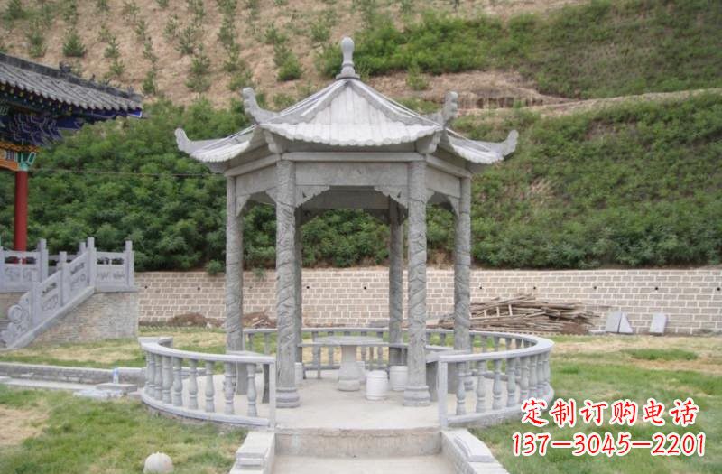 佛山精美大理石凉亭雕塑