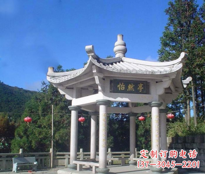 佛山精美大理石凉亭雕塑