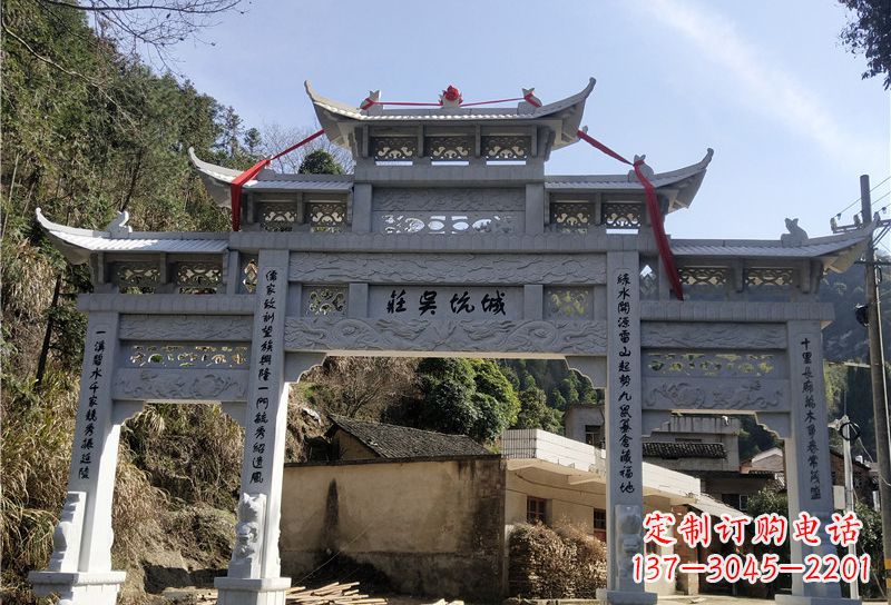 佛山大理石牌坊雕塑尊贵雕塑,永久保存