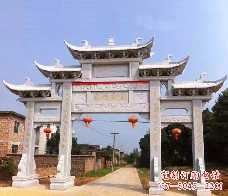佛山大理石牌坊石雕