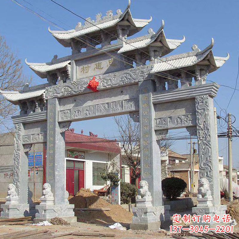佛山大理石牌坊石雕艺术