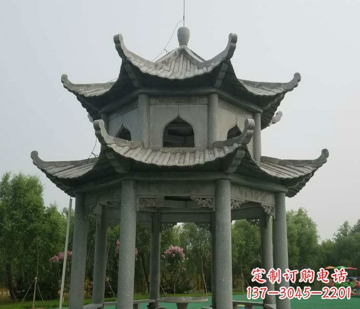 佛山精美大理石凉亭石雕