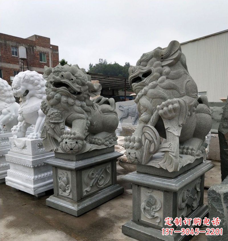 佛山大理石南方狮子雕塑